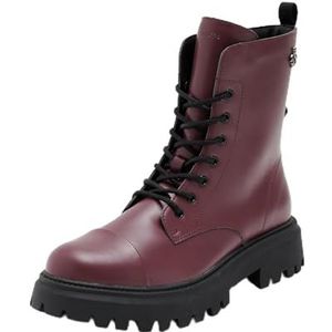 Geox J Maquinns Girl B, Chelsea-laarzen voor meisjes, dk bordeauxrood, 31 EU