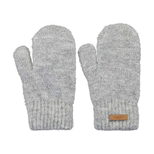 Grijze Thrummed Wanten Grijs met gestreepte manchet Accessoires Handschoenen & wanten Wanten & handmoffen 