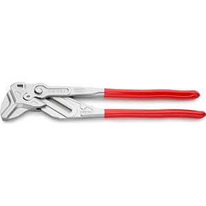 Knipex Sleuteltang XL tang en schroefsleutel in één gereedschap verchroomd, met kunststof bekleed 400 mm 86 03 400