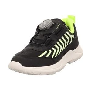 Superfit Rush Gore-tex sneakers voor jongens, Zwart geel 0000, 27 EU Breed