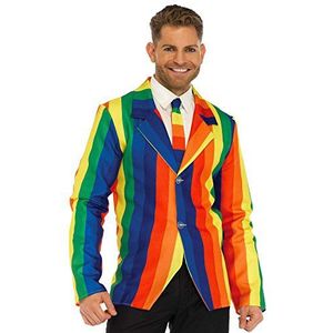 Leg Avenue Rainbow Clown Suit Kostüm, vielfarbig, Größe: Medium (EUR 38)
