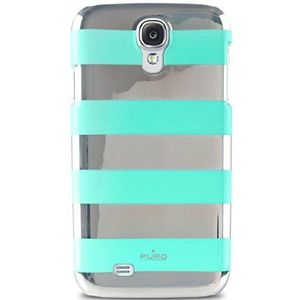 Puro Back Case - Streep - Samsung Galaxy S4 - lichtblauw