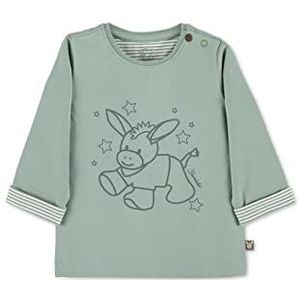 Sterntaler Baby-jongens GOTS shirt met lange mouwen Emmi print shirt met lange mouwen, groen, 50