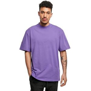 Urban Classics Basic katoenen T-shirt voor heren, ronde hals, verkrijgbaar in meer dan 20 kleuren, effen, maat S tot 6XL, Ultraviolet, 3XL