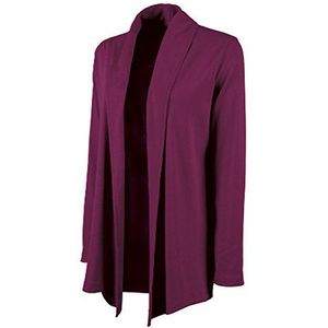 Charles River Apparel Women's Cardigan Wrap, Berry, 3XL