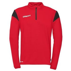 uhlsport Squad 27 1/4 Zip Top Voetbalshirt met lange mouwen en sporttrui zonder capuchon in snit, uniseks