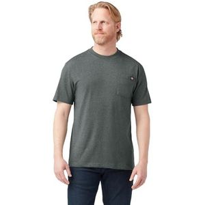 Dickies heren, unisex Heavyweight Crew Neck Short Sleeve Tee Big-Tall T-shirt, Jager groene heide, 4XL Stor
