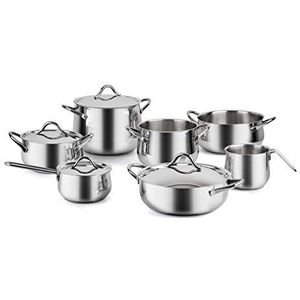 Barazzoni Sapore Italiano Batteria 11 pezzi zilver/zwart