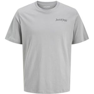 JACK & JONES Jjyuki Back Tee Ss Crew Neck Bf, Ultimate Grey, S