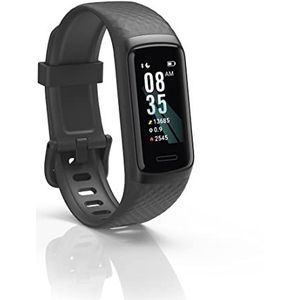 Hama Fitnesstracker 3910, IP68 waterdicht, sporthorloge met 1,05 inch full-touch lcd-display, fitnesshorloge met stappenteller, hartslagmeter, slaapanalyse, calorieënteller, fitnessarmband, 6 dagen