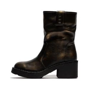 Fly London NECH193FLY Fashion dameslaarzen, goud, maat 35, goudkleurig, 35 EU