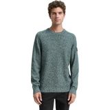 Tom Tailor - Gebreide Trui - Green Navy Multicolor - Regular Fit