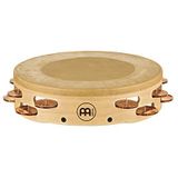 Meinl Percussion AE-MTAH2BO Handtambourine, Artisan Edition, 25,4 cm (10 inch) diameter met bont en bronzen klemmen, naturel
