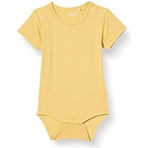 MINYMO Unisex Baby Body Ss - Bamboo Peuter T-Shirt Set, rotan, 80 cm