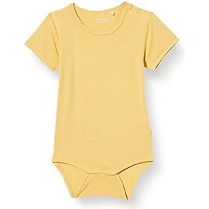 MINYMO Unisex Baby Body Ss-Bamboo T-shirt voor peuters, rotan, 68 cm