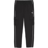 PUMA - Sportbroek - Zwart - Met Zijdelingse Strepen - Regular Pasvorm