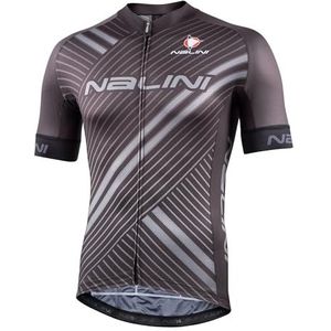 NALINI 02865301100C116.10 Borgo Heren T-Shirt Zwart/Grijs S, Zwart/Grijs, S