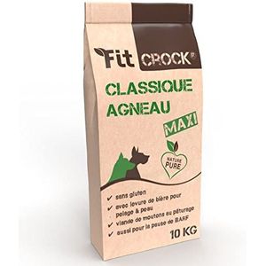 cdVet Fit-Crock hondenvoer droog Classic Lamm Maxi 10 kg, glutenvrij