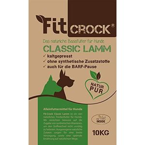 cdVet Fit-Crock hondenvoer droog Classic Lamm Maxi 10 kg, glutenvrij