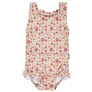 Sterntaler - Kid's Badeanzug Blumen - Badpak - Roze - UV-bescherming