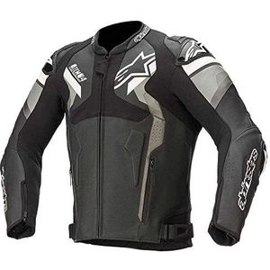 Alpinestars Atem V4 leren jas zwart/grijs/wit