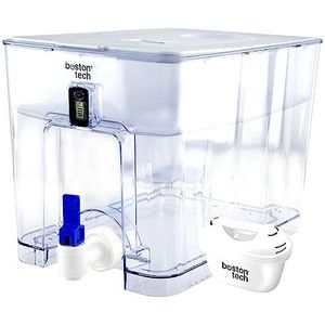 FRESIAMAX filterhouder, 7,5 l, incl. 1 cartridge, waterdispenser, vermindert kalk, chloor en verontreinigingen, digitaal display, ontwerp voor koelkast en werkblad, BPA-vrij, water met optimale smaak.