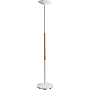 Unilux Pryska Led-plafondlamp met lichtsterkte, wit met hout
