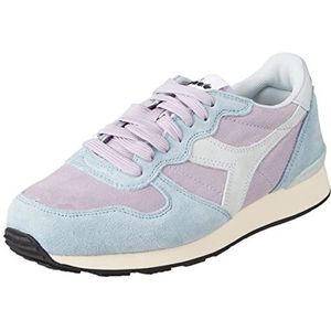 Diadora Camaro Suede, Unisex Volwassenen, Lavender Gray/Stone Blue, 43 EU, Lavender Grijs Steen Blauw, 43 EU