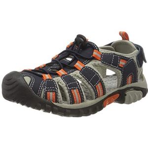 McKINLEY Unisex kinderen Vapor II Jr. Trekking- & wandelschoenen halfhoog, Blauw Navy Dark Grey Red 923, 32 EU