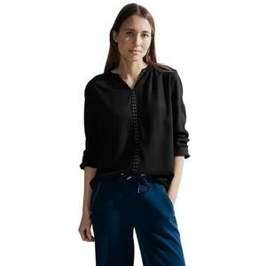 Cecil Dames blouseshirt versierd, zwart, S