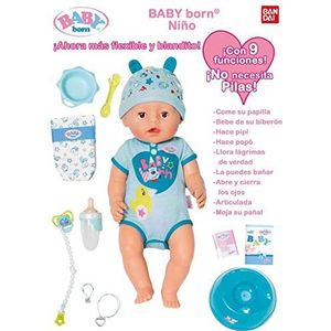 Baby Born, Interactieve pop voor kinderen met accessoires, meerkleurig (Bandai 1)