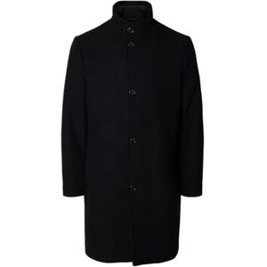 SELECTED HOMME - RAINAR - Wollen Jas - Regular Fit - Krijtstreep