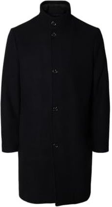 SELECTED HOMME - RAINAR - Wollen Jas - Regular Fit - Krijtstreep