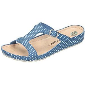 Dr. Brinkmann Damesslippers, blauw, 36 EU