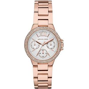 Michael Kors - CAMILLE analoog quartz horloge met roségouden roestvrijstalen band voor dames MK6845