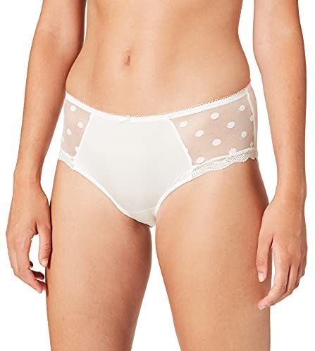 sassa Broekje 'DOTTED MESH'  offwhite