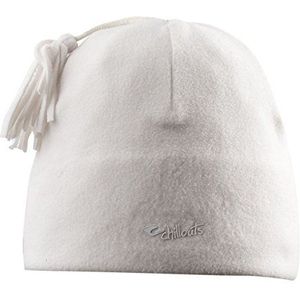 CHILLOUTS Unisex Freeze Fleece Pom Hat Beanie-muts, wit, eenheidsmaat