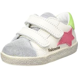 Falcotto Alnoite VL, gymschoenen voor meisjes en meisjes, Grey Milk Lime, 18 EU