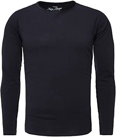 Key Largo - MLS Cheese T-shirt - Blauw - Heren - Lange Mouwen