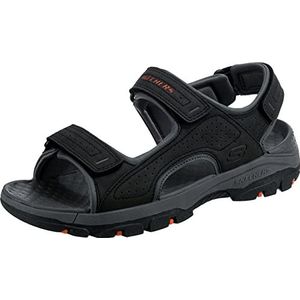 Skechers Heren Tresmen-Garo Open teen Water Sandaal, Zwart, 44.5 EU