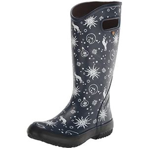 BOGS Womens regenlaars waterdichte laars regen, Astro Print-Navy, 9 UK