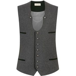 Klederdrachtvest Salerio, grijs, 44