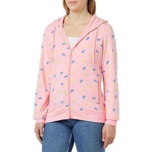 hoona Sweatjack voor dames, lichtroze, L