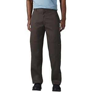 Dickies Streetwear Male Pants dubbele knie Work sportbroek, bruin (Dark Brown), (maat fabrikant: 38/34) Heren