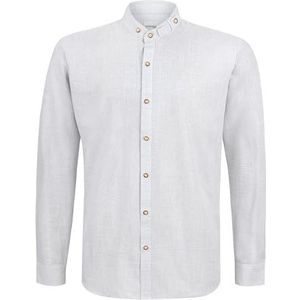 Stockerpoint Klederdrachthemd Francis, grijs, 3XL