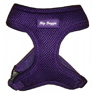 Hip Doggie HD-6PMHPR Ultra Comfort Harness Vest hondenharnas, XXL, paars