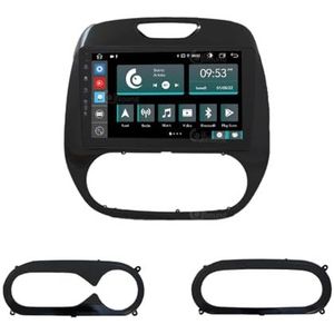 Jf Sound - Autoradio - Android - GPS - Bluetooth - WiFi - DAB+ - Touchscreen 9 inch - 8-core - Voor Renault Captur 2013-2016