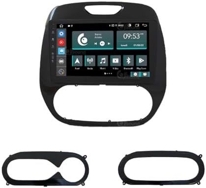 Jf Sound - Autoradio - Android - GPS - Bluetooth - WiFi - DAB+ - Touchscreen 9 inch - 8-core - Voor Renault Captur 2013-2016