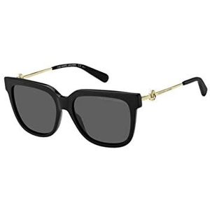Marc Jacobs Marc 580/s 807/IR Black Zonnebril, uniseks, acetaat, standaard, 55 bril, eenheidsmaat voor dames, Zwart, Eén maat