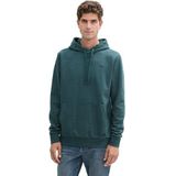 TOM TAILOR - 24704 - Sweatshirt - Deep Green Lake Melange - Heren